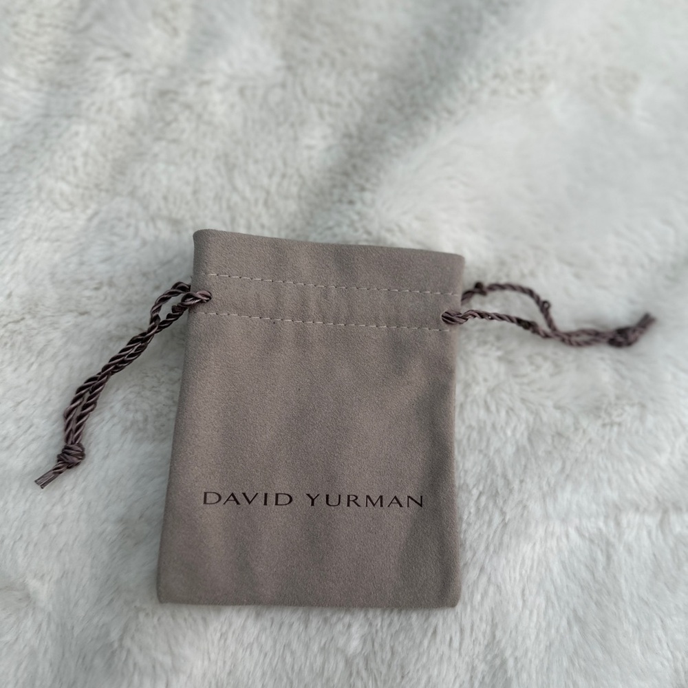 David Yurman Taupe Jewelry Pouch